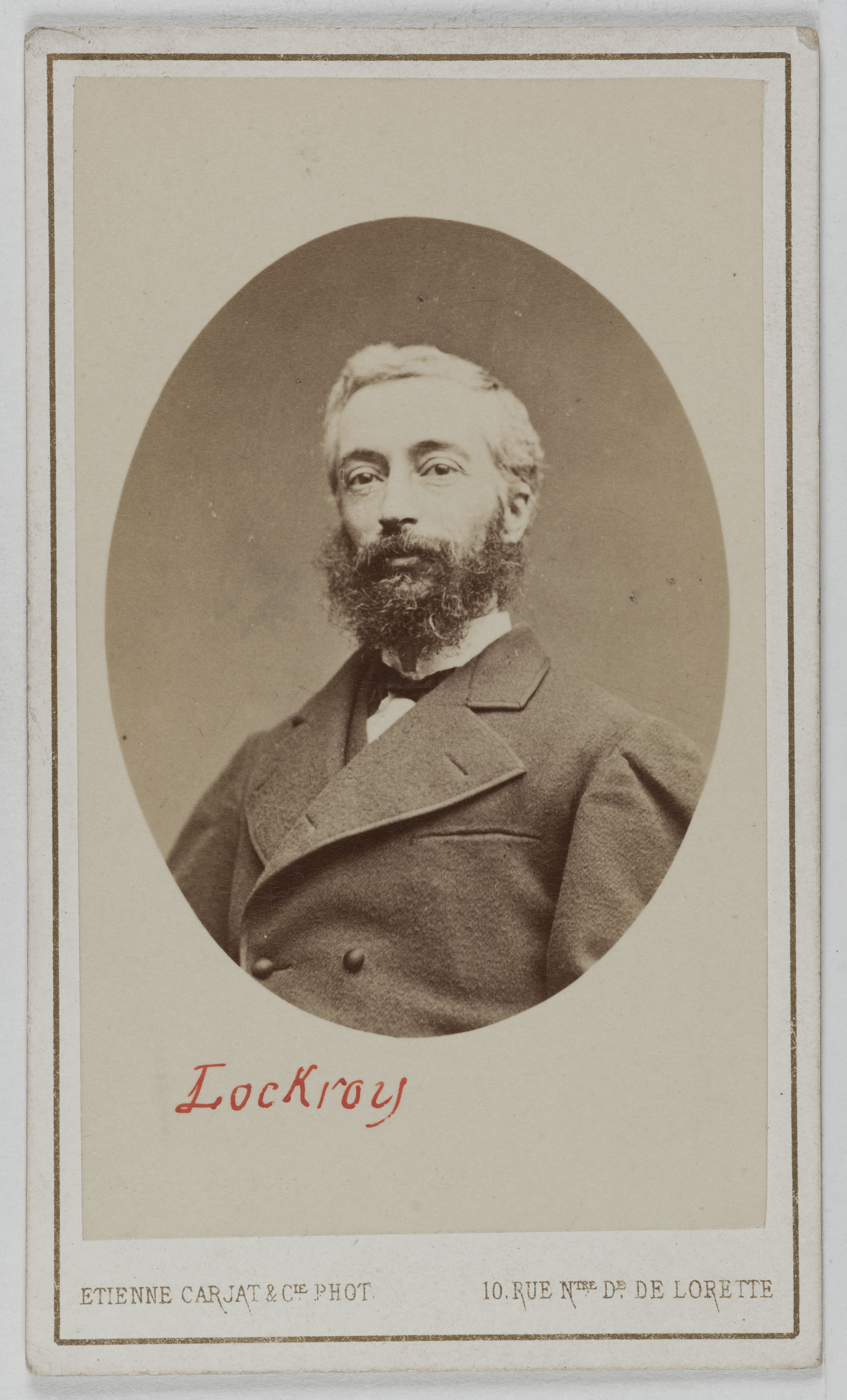 Carjat & Cie, Portrait de Lockroy Edouard, (Edouard Simon, dit), (1838-1913), ( journaliste, homme politique)