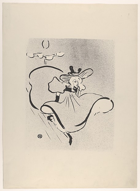 Henri de Toulouse-Lautrec, Jane Avril (from Le Café Concert)