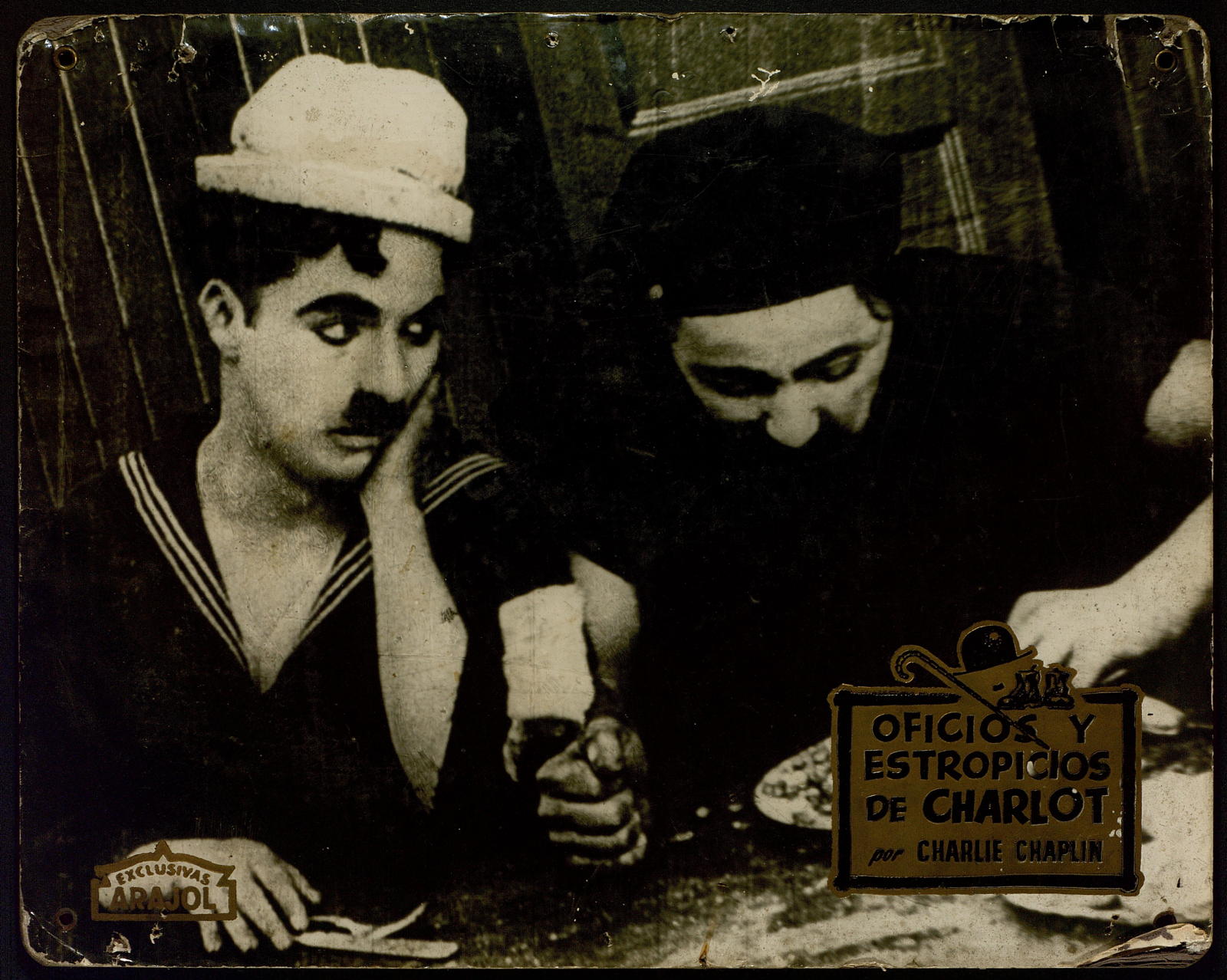 Desconegut, Oficios y estropicios de Charlot