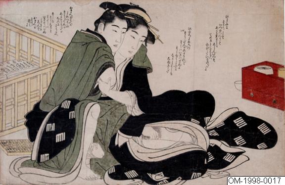 Torii Kiyonaga, Träsnitt, Bildkonst, Woodcut, Woodblock, Print