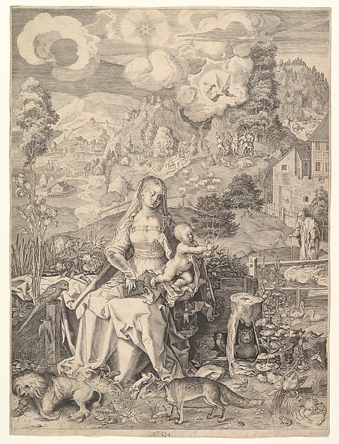 Aegidius Sadeler II, Virgin and Child in a Landscape