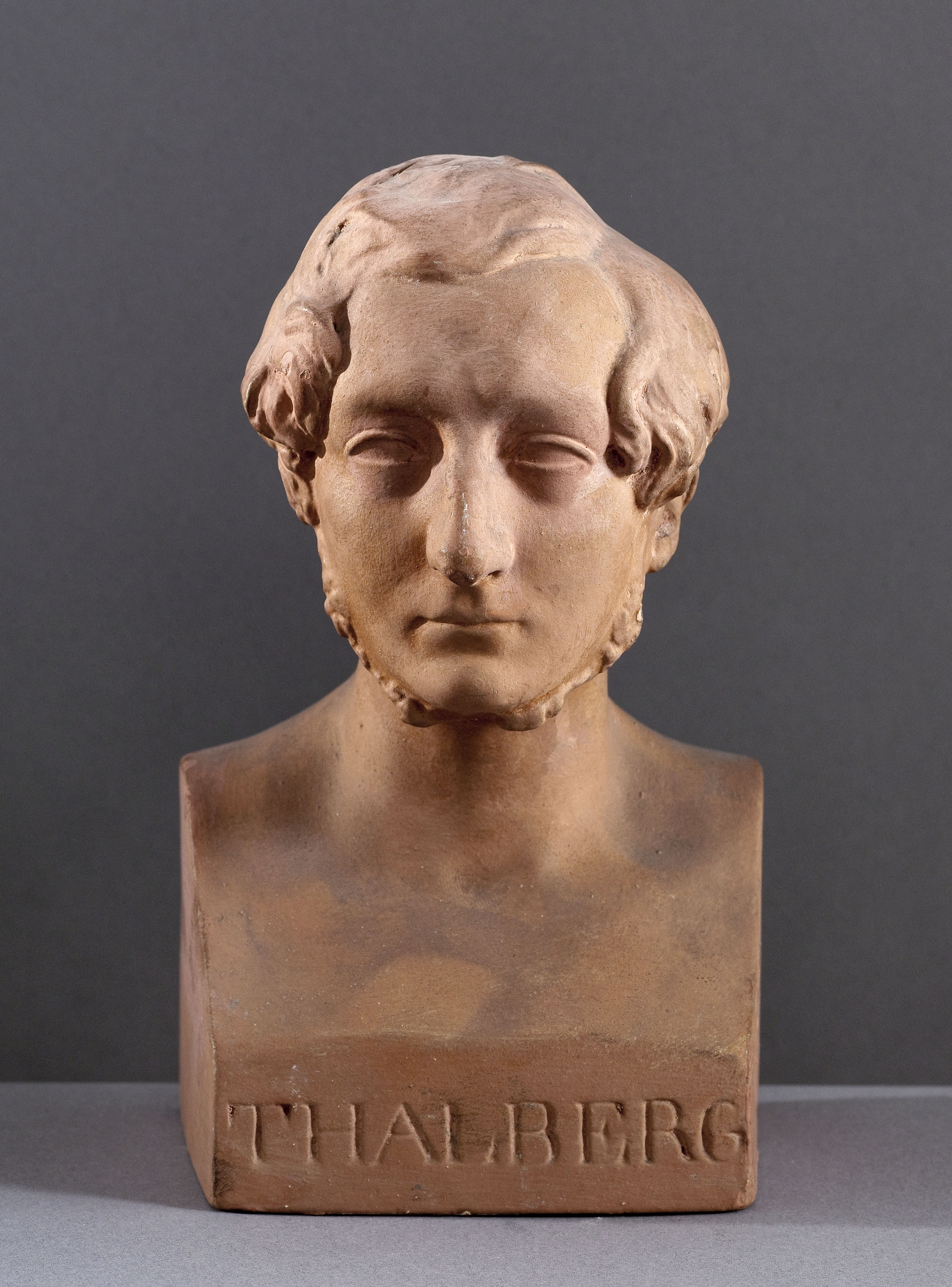 Jean Pierre Dantan, Portrait sérieux de Sigismond Thalberg (1812-1871), pianiste allemand