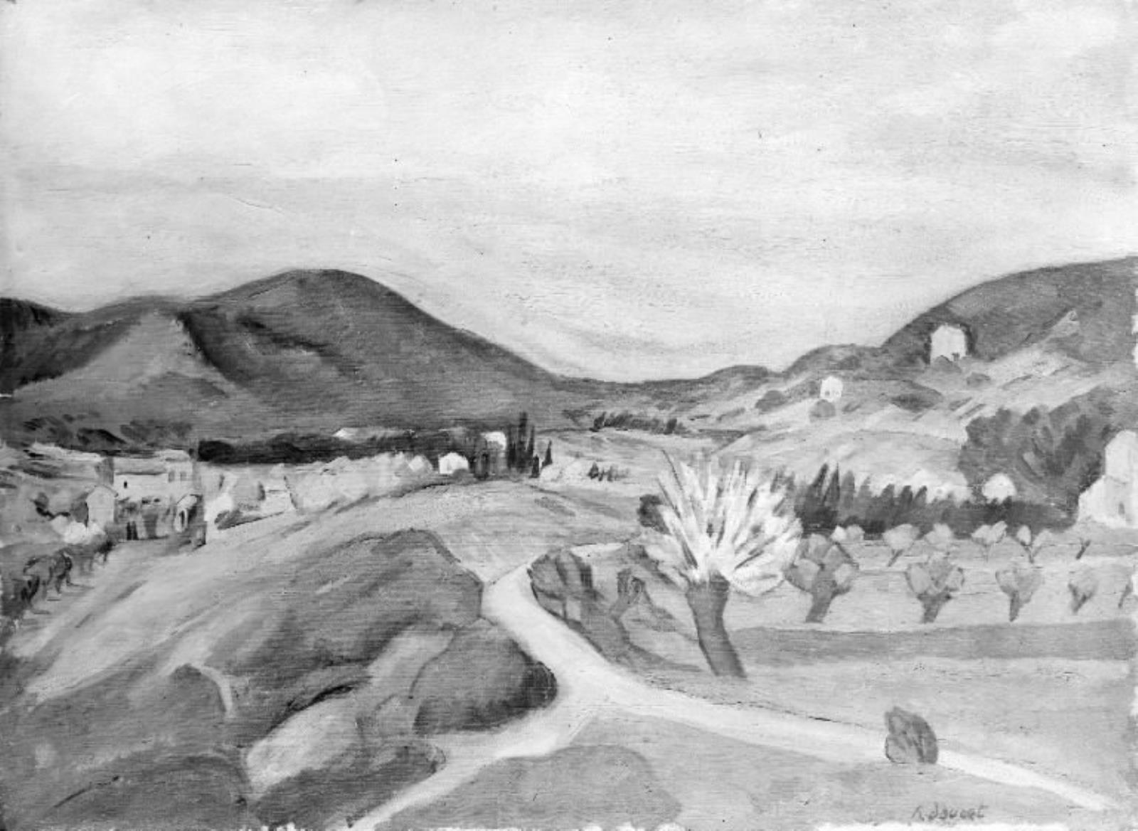 Henri Doucet, Montagnes de l'Ermitage, Provence