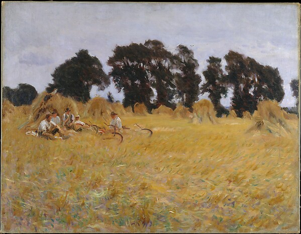 John Singer Sargent, Reapers Resting in a Wheat Field
