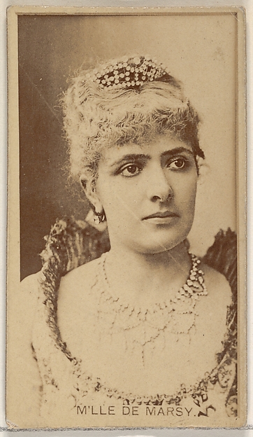 Allen & Ginter, M'lle de Marsy, from the Actors and Actresses series (N45, Type 8) for Virginia Brights Cigarettes