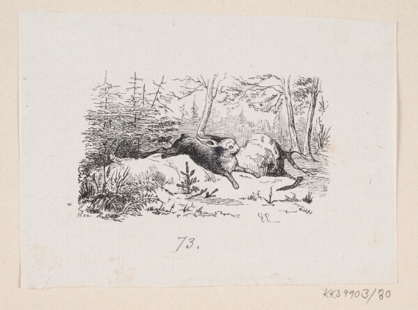H.P. Hansen, Illustration til "Grantræet" i H.C. Andersen, "Eventyr og Historier", Bind 1