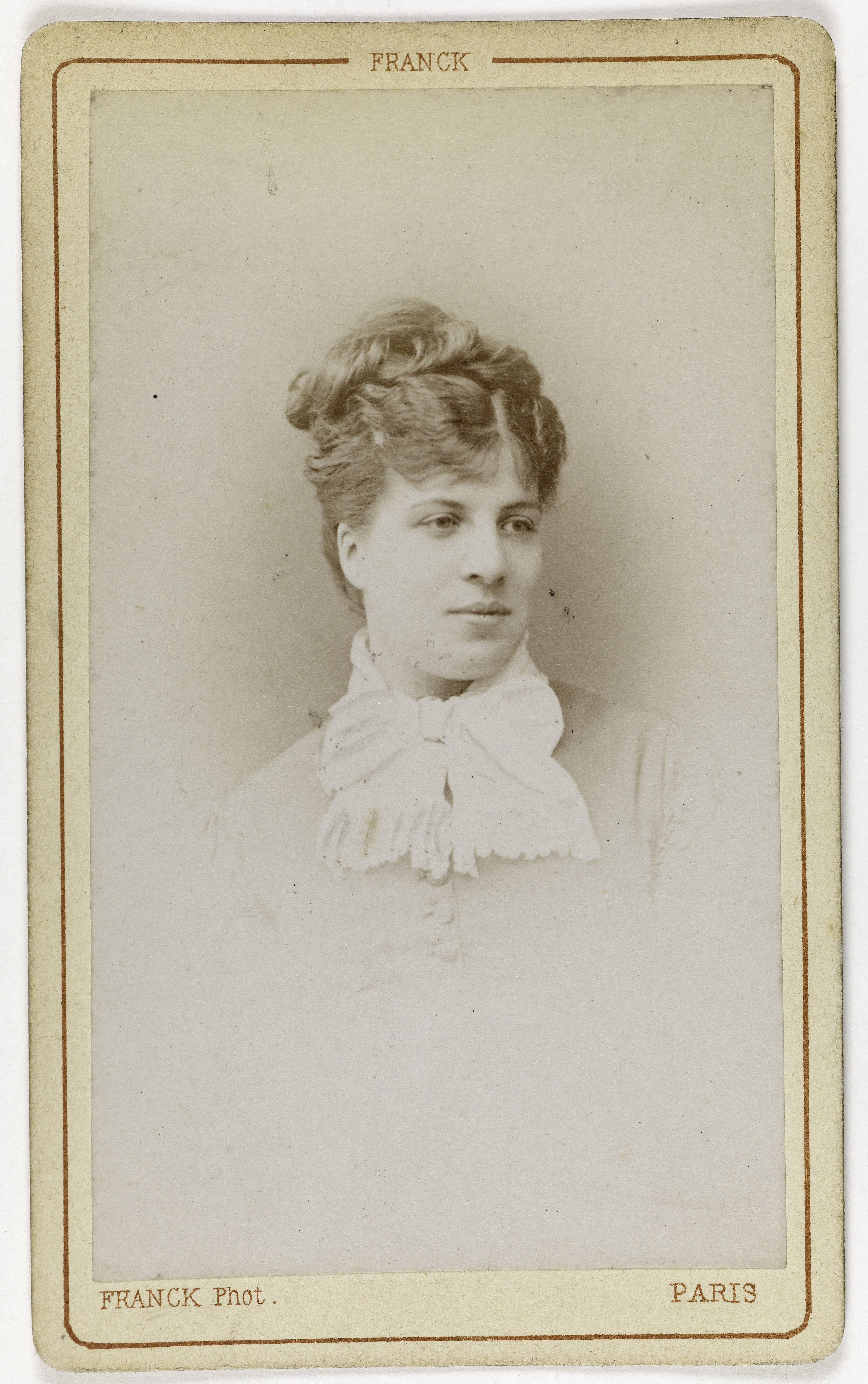 Franck, Portrait de Meyer, actrice au théâtre de l'Ambigu-Comique.