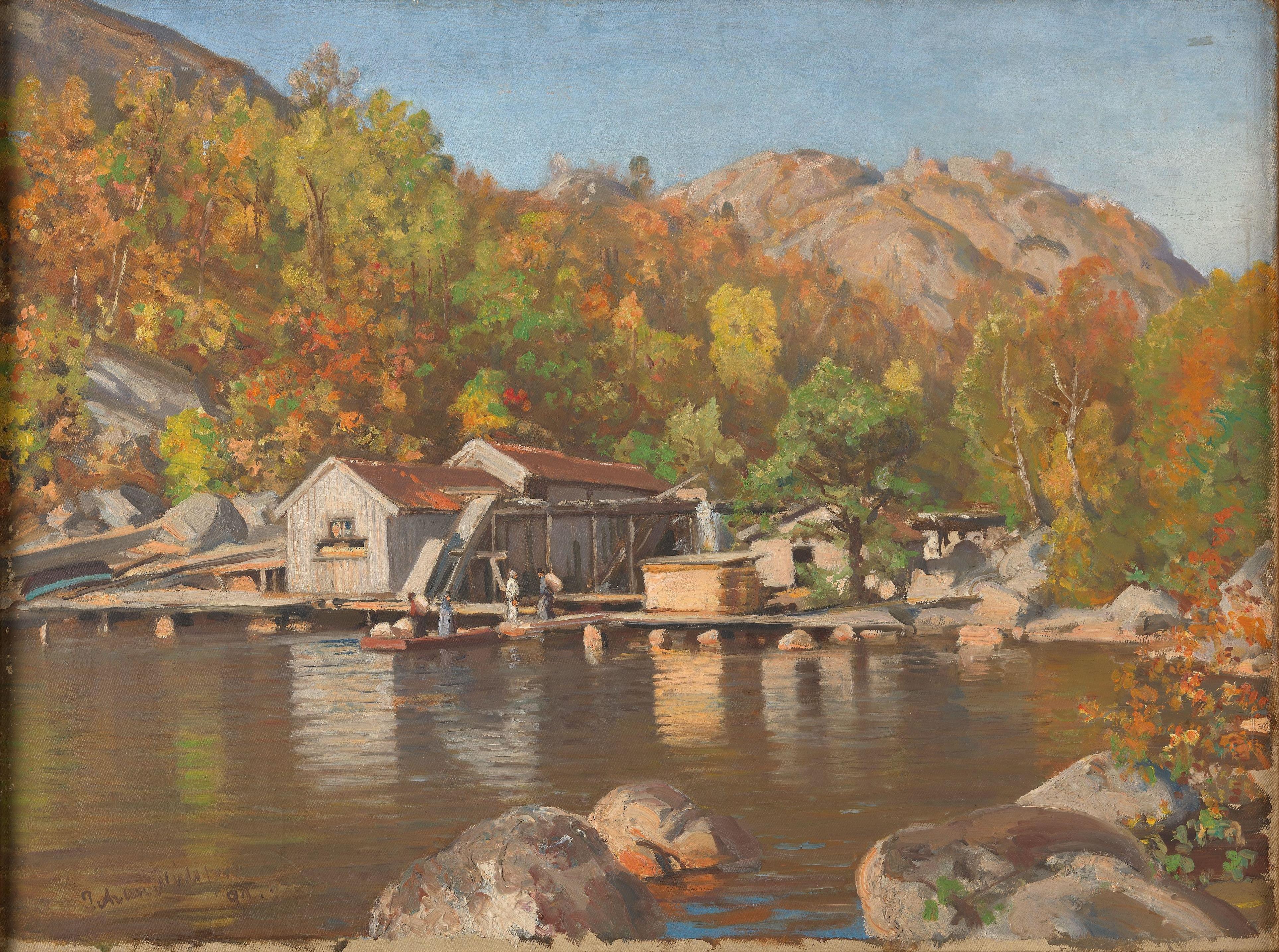 Johan Martin Nielssen, Sawmill