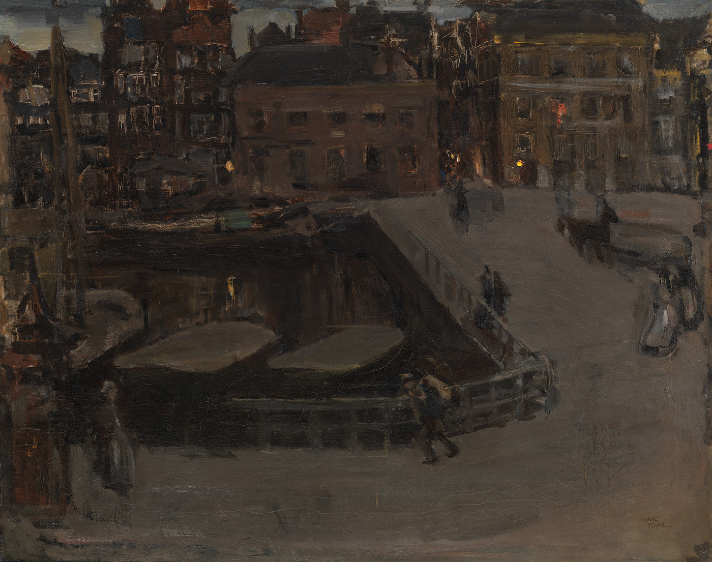 Isaac Israëls, Damrak at evening