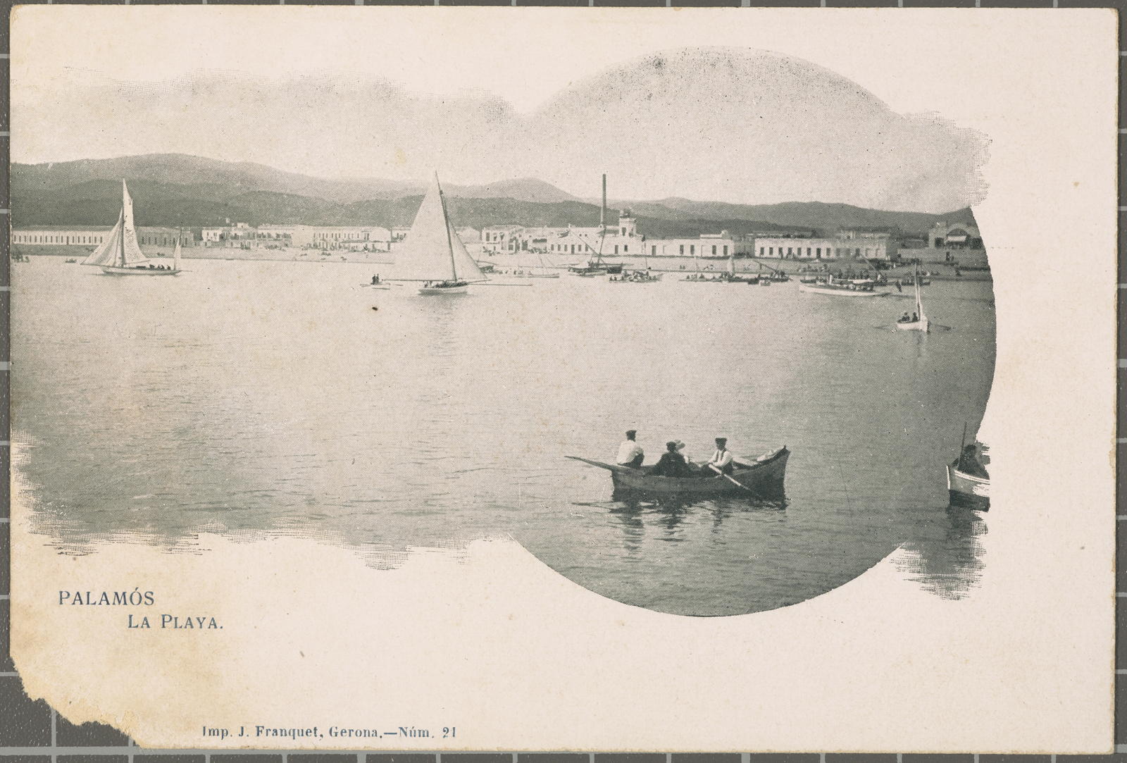 Desconegut, Palamós. La playa