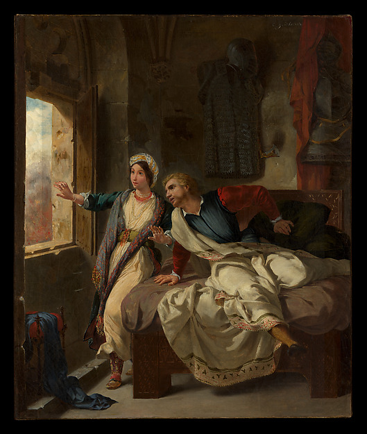 Eugène Delacroix, Rebecca and the Wounded Ivanhoe