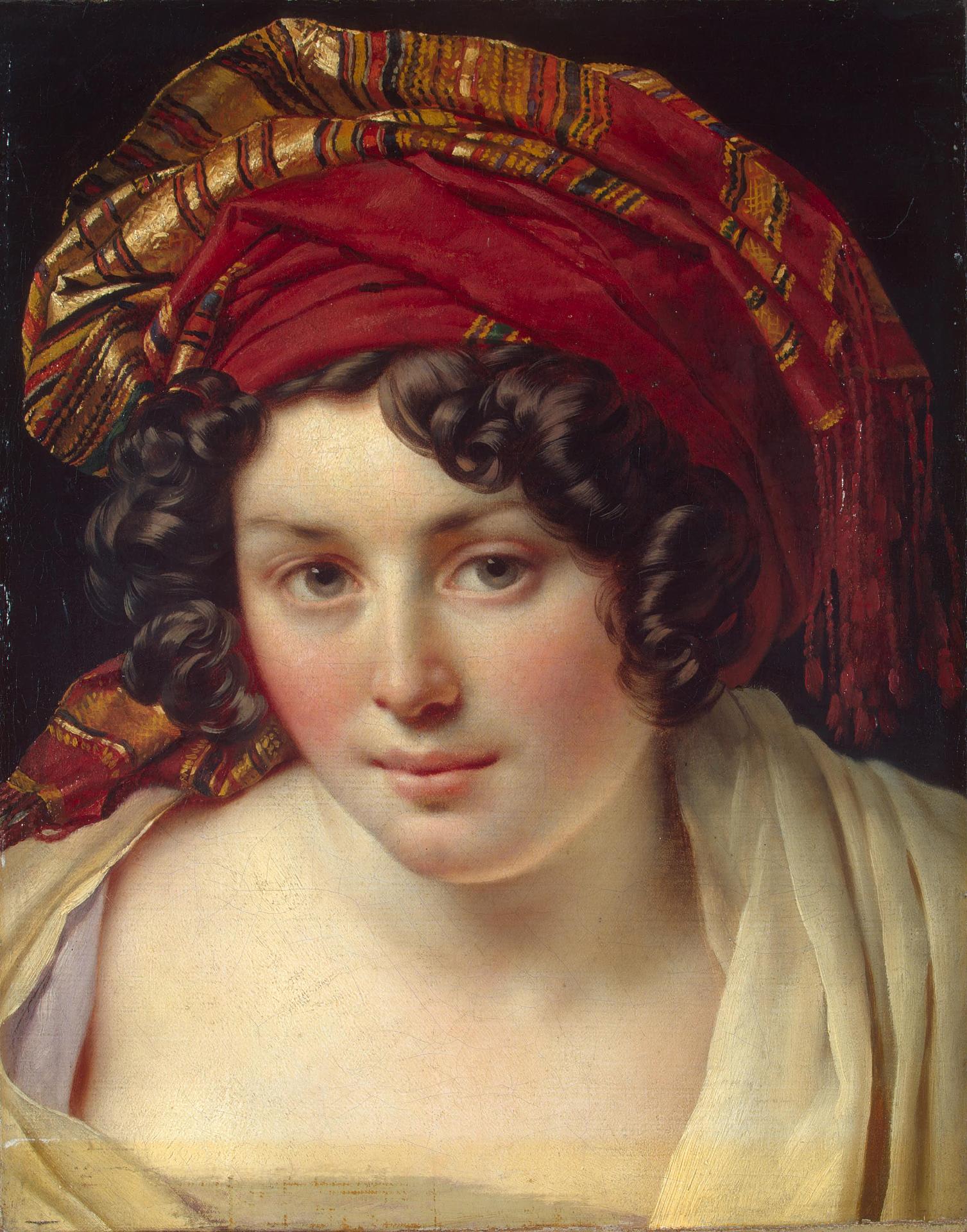 Anne-Louis Girodet, Head of a Woman in a Turban