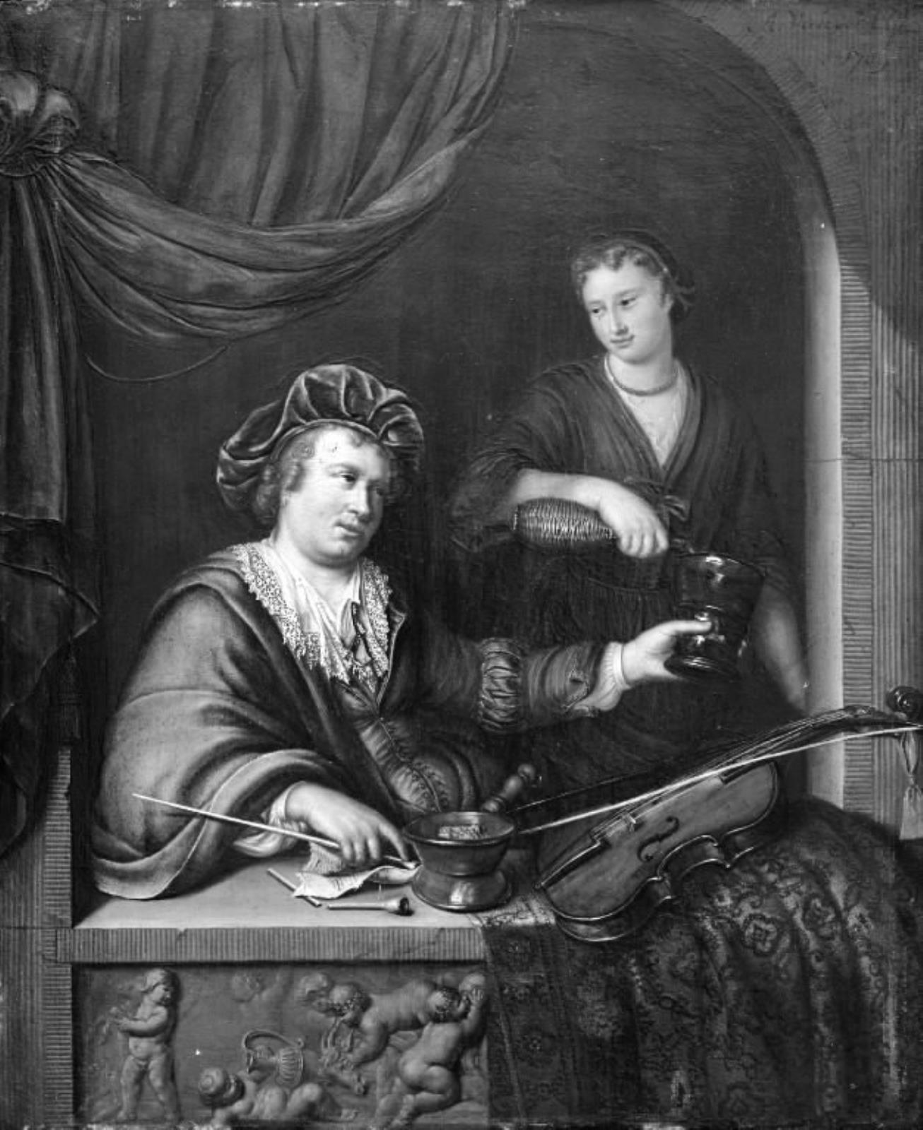 Abraham van der Eyk, Herren og hans tjenestepige