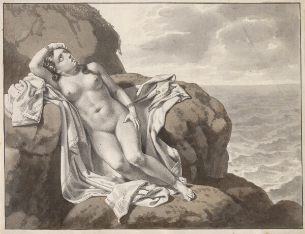 C.W. Eckersberg, Andromeda lænket til klippen.
