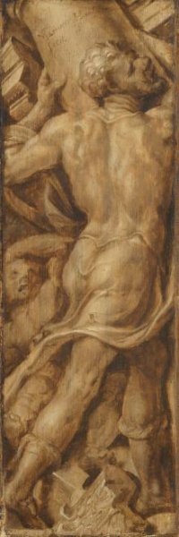 Maarten van Heemskerck, Triomf over de zonde: Simson verwoest de tempel van de Filistijnen