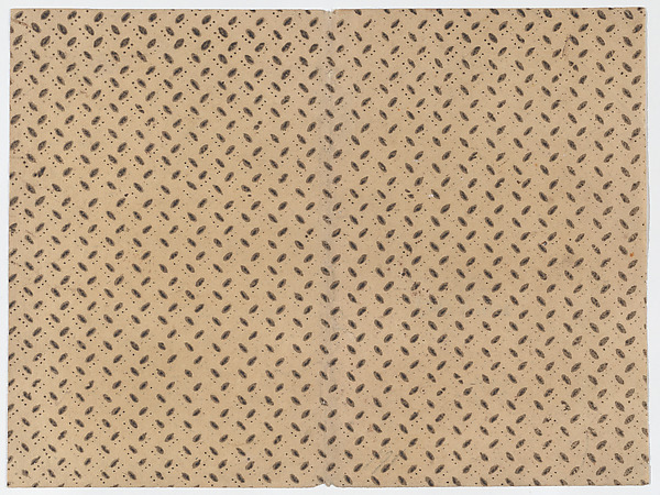 Anonymous, Sheet with overall pattern of dots and dashes