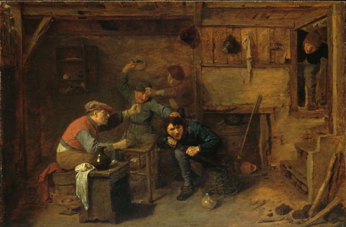 Adriaen Brouwer, Brawling card players