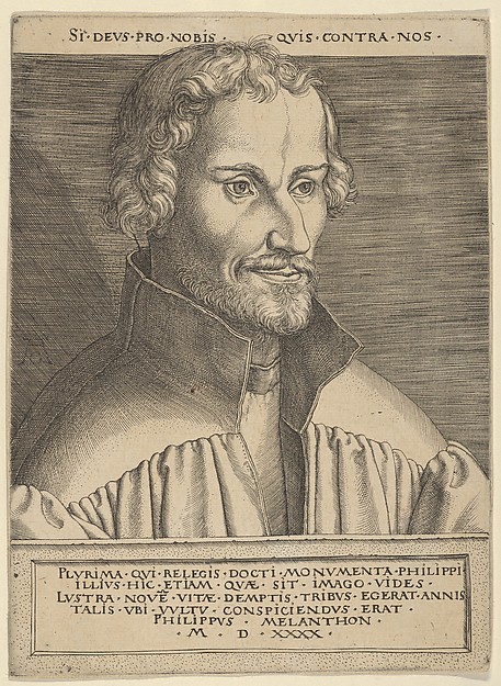 Heinrich Aldegrever, Philip Melanchthon