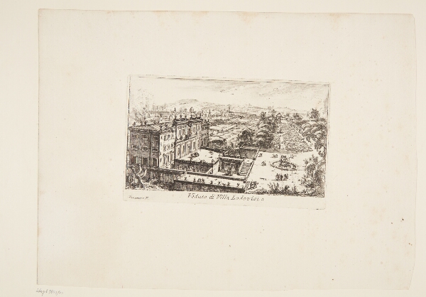 Giovanni Battista Piranesi, Udsigt over Villa Lodovisi