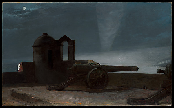 Winslow Homer, Searchlight on Harbor Entrance, Santiago de Cuba