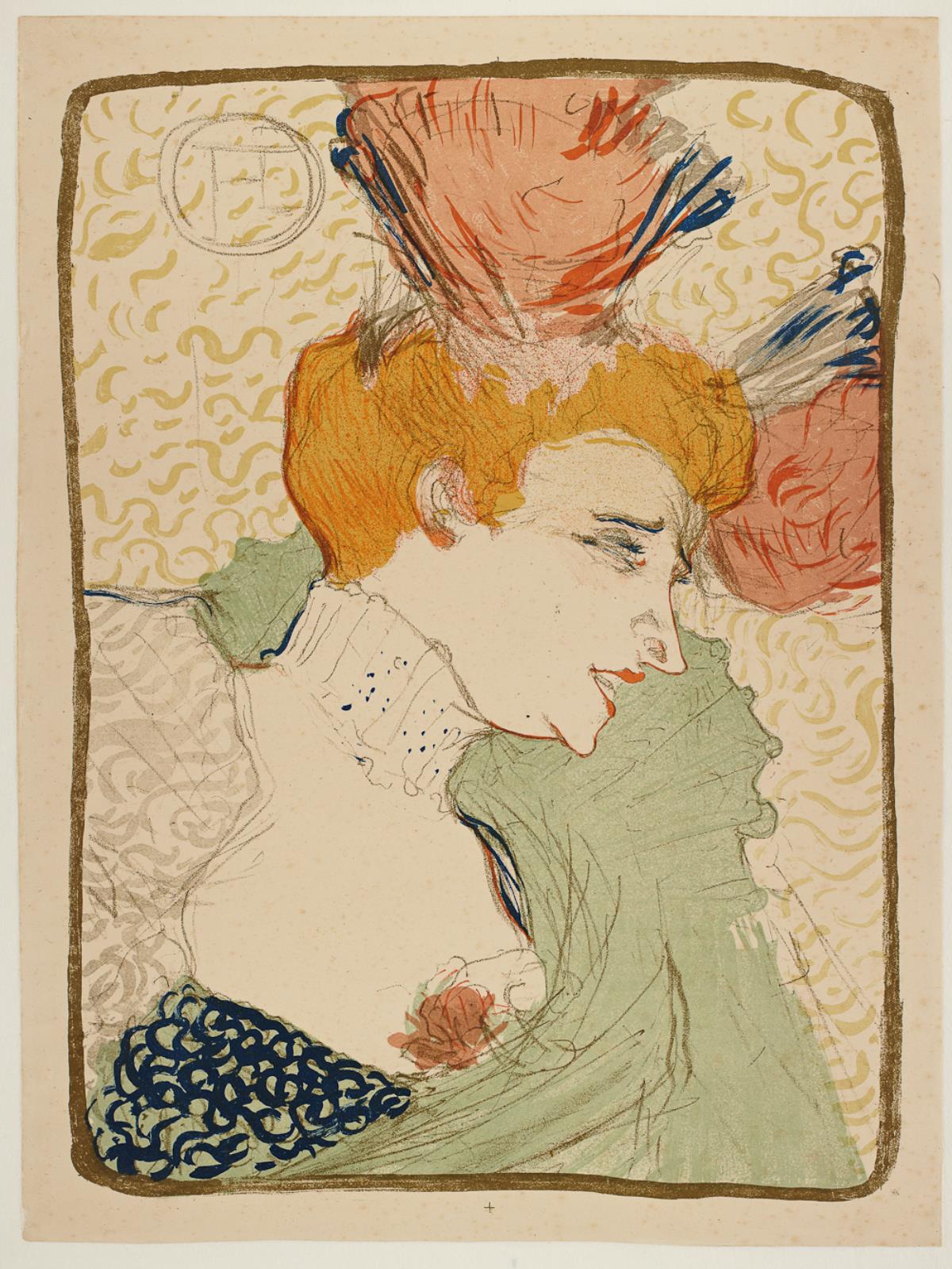 Henri de Toulouse-Lautrec, Mademoiselle Marcelle Lender, en Buste