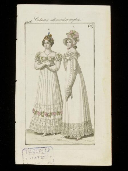 Unknown, Costumes Allemands et Francois