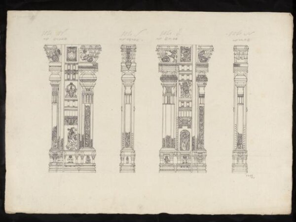 Unknown, Architectural drawing of Tirumala Nayak at Madura,
