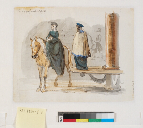 Johan Thomas Lundbye, "Erindring fra Ridehuset. 22 marts 1844.".