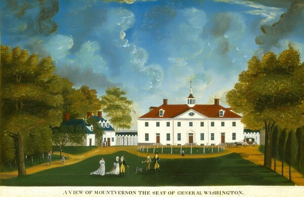 American 18th Century, A View of Mount Vernon