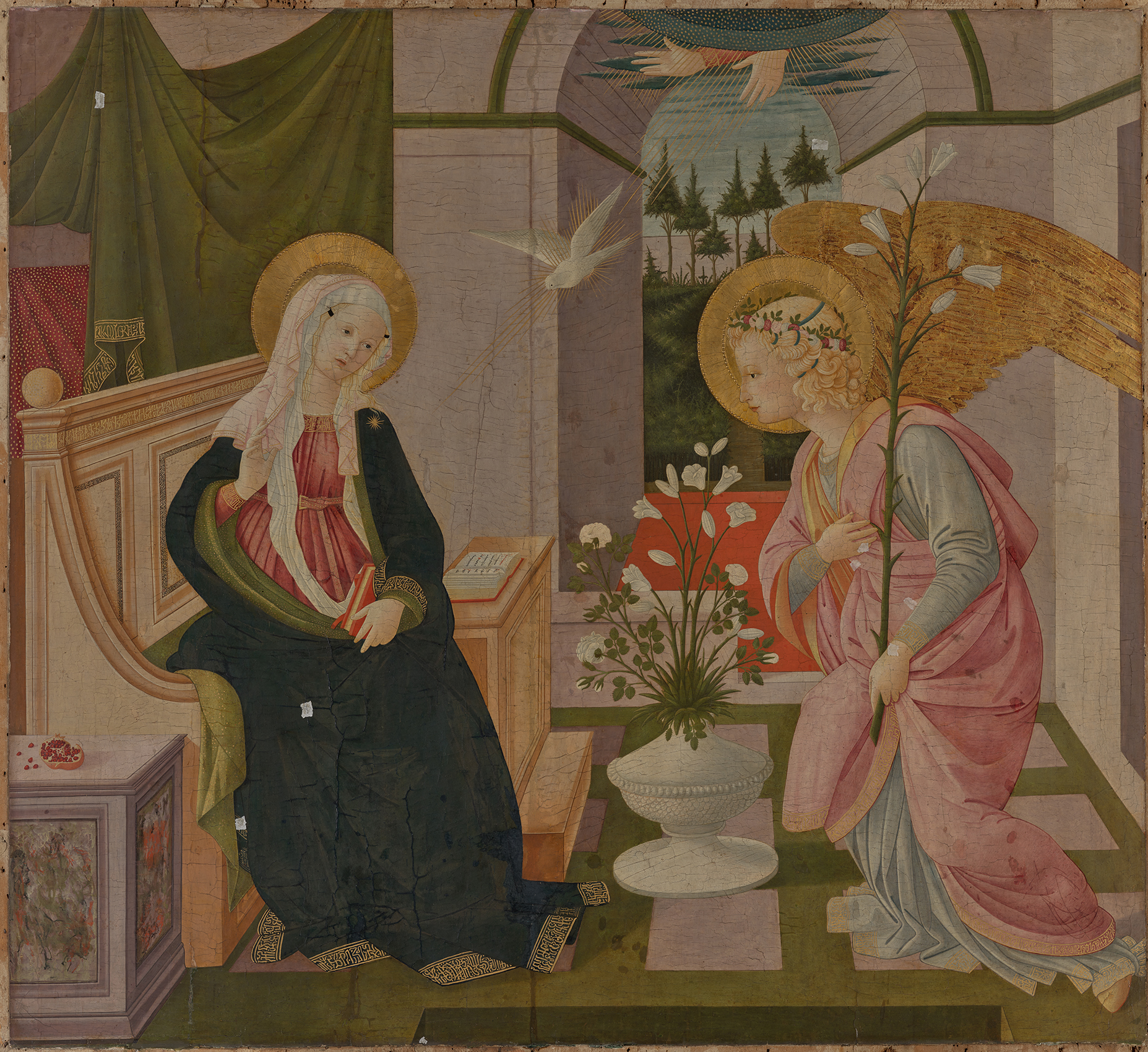Pseudo-Pier Francesco Fiorentino, The Annunciation to the Virgin