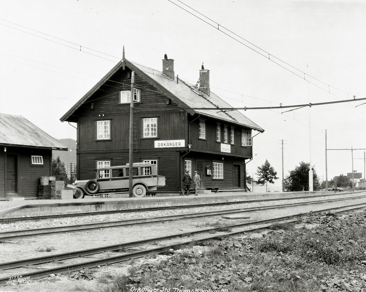 Anders Beer Wilse, Prot: Trøndelag - Thamshavnbanen, Orkanger station