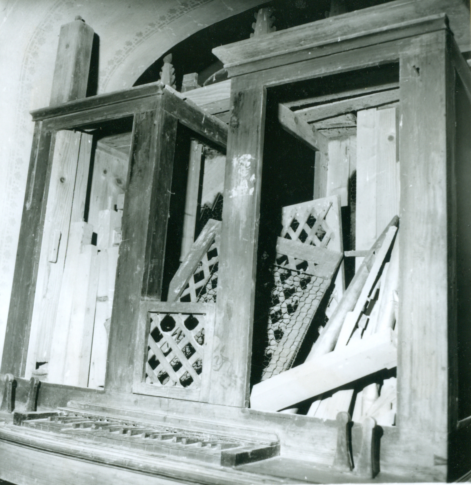 Nino Vranić, Gornje Psarjevo (Zelina) - Kapela Sv. Jurja - Prospekt - detalj