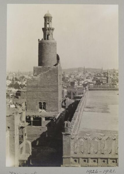 K.A.C. Creswell, Minaret of the mosque of Ahmad ibn Tulun, Cairo