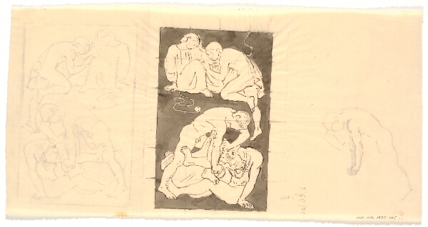 Joakim Skovgaard, Theseus og Ariadne; Theseus og Minotaurus