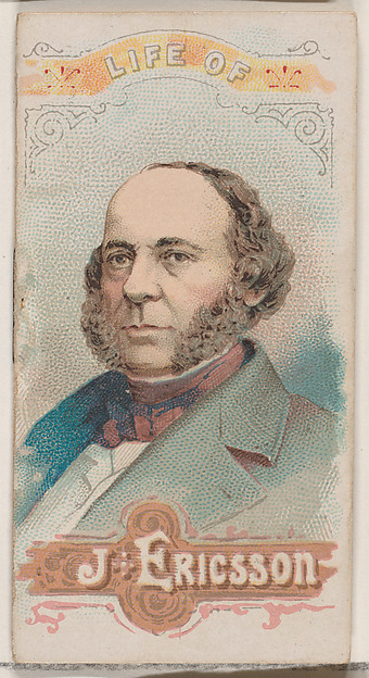W. Duke, Sons & Co., Life of John Ericsson, from the Histories of Poor Boys and Famous People series of booklets (N79) for Duke brand cigarettes