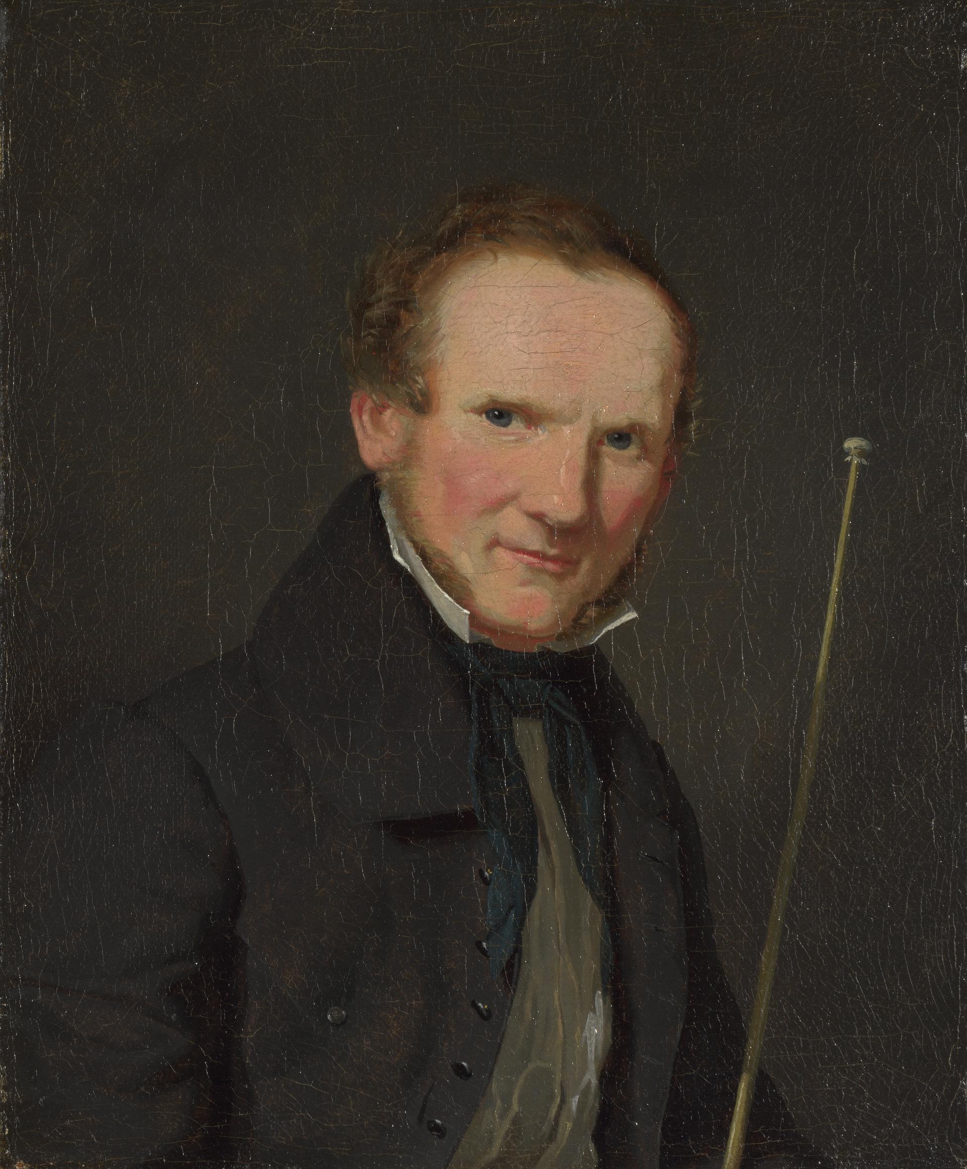 Christen Købke, Portrait of Wilhelm Bendz