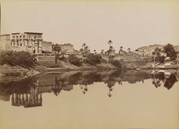 Antonio Beato, [West View of Philae] / [Phile, Vue d'Ouest]