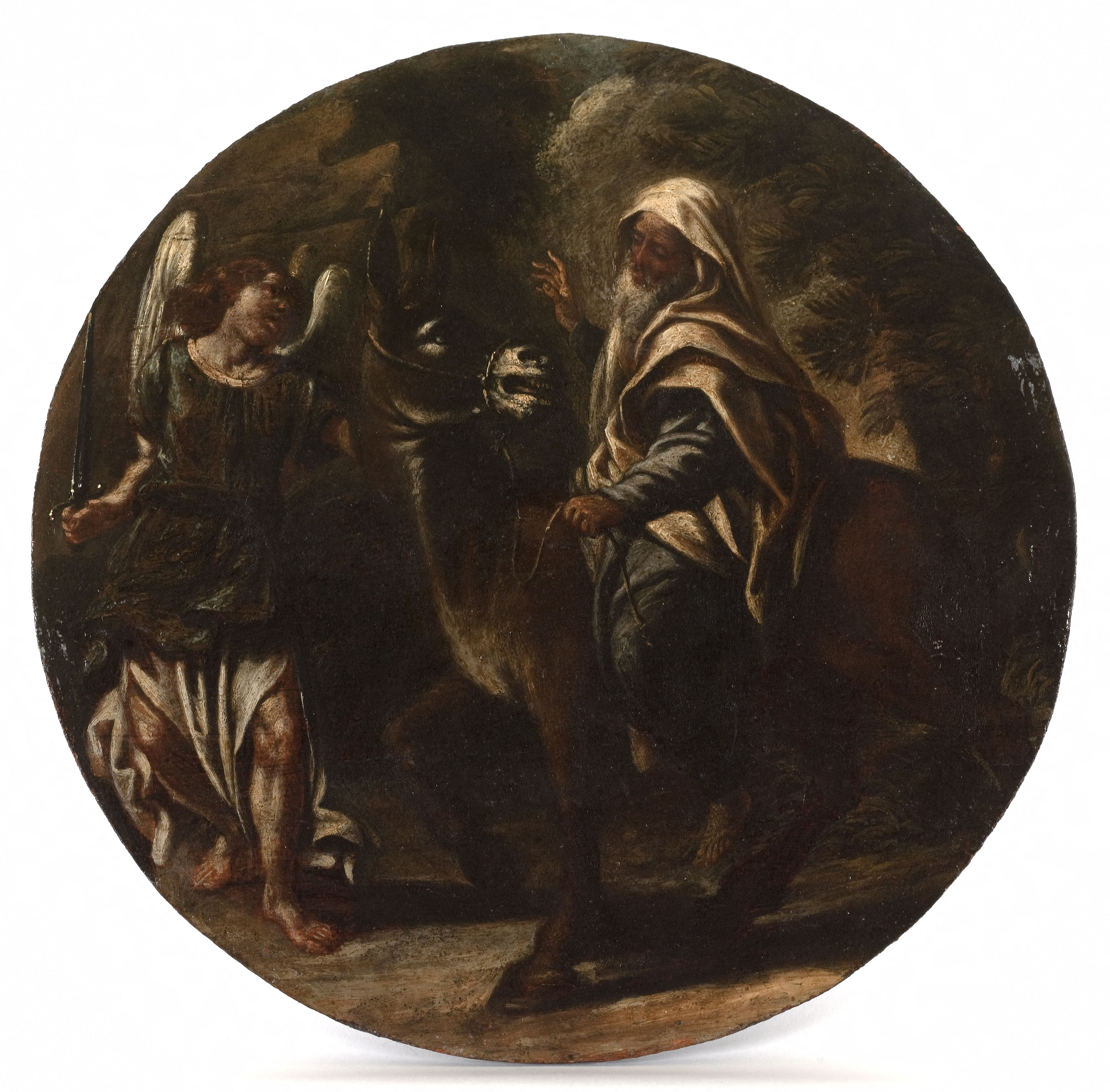 Anonyme, Balaam et son ânesse arrêtés par l'ange du Seigneur