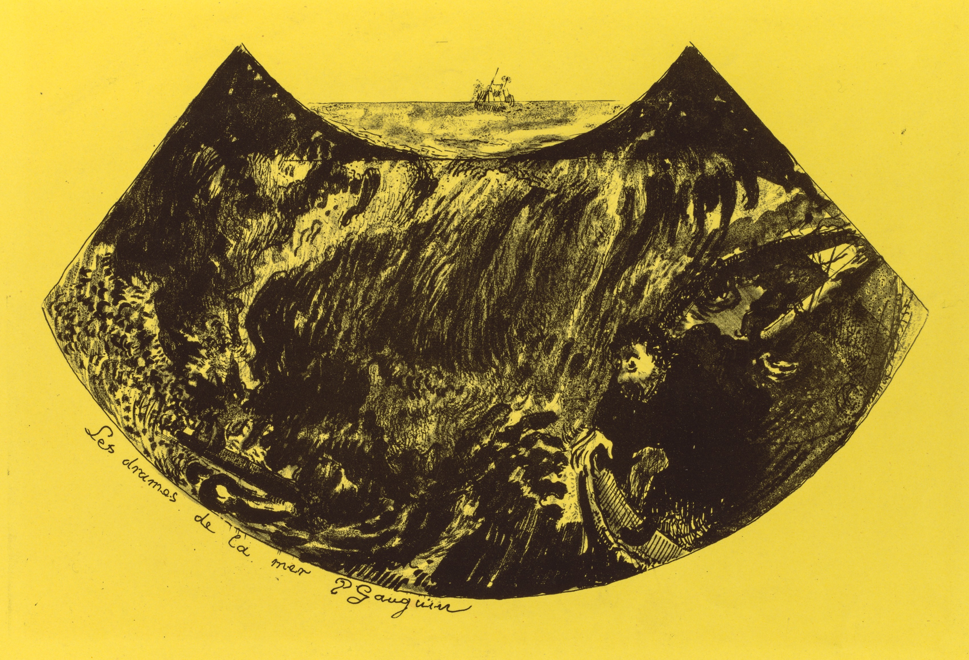 Paul Gauguin, Volpini Suite:  Dramas of the Sea (Les Drames de la Mer)