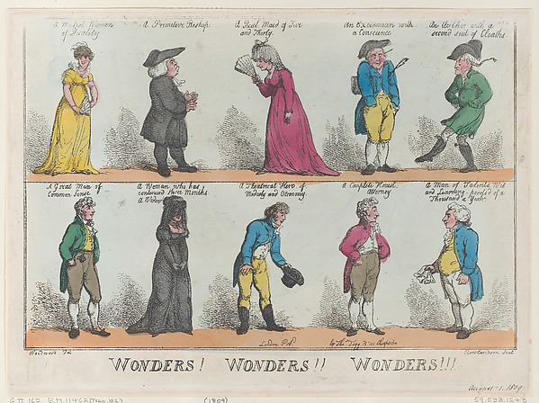 Thomas Rowlandson, Wonders! Wonders!! Wonders!!!