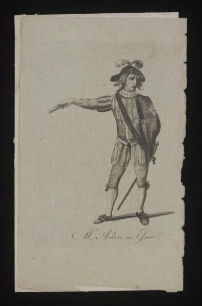 Unknown, Mr Aikin as the Earl of Essex