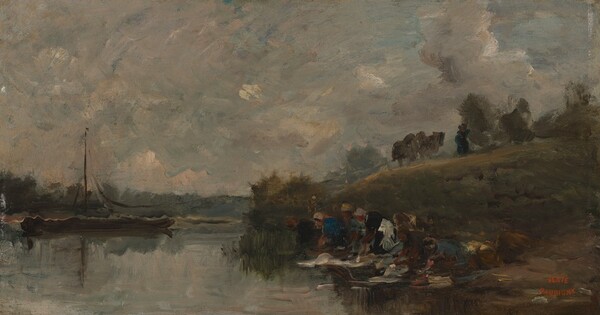 Charles-François Daubigny, Auvers (Washerwomen)