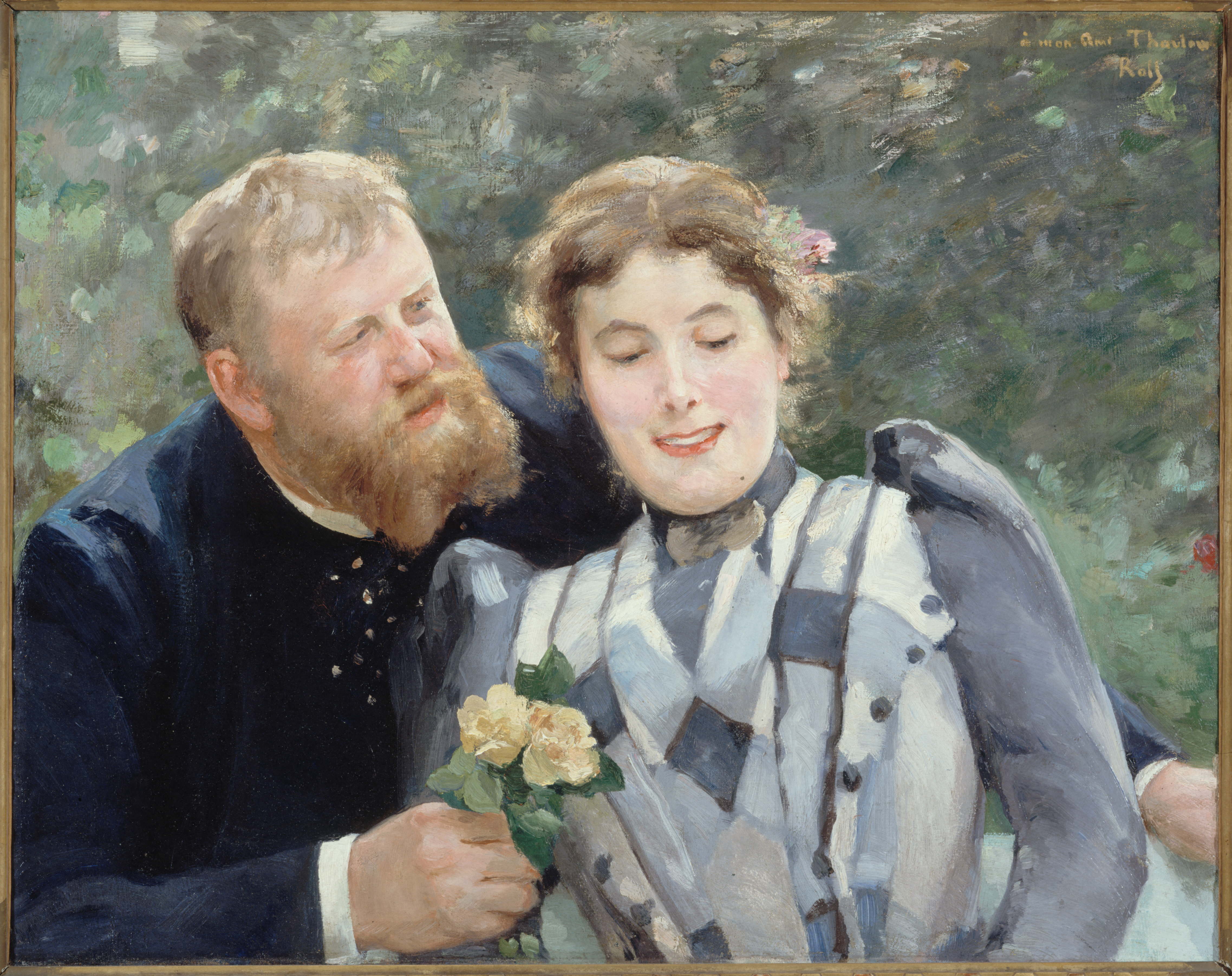 Alfred Philippe Roll, Portrait de Thaulow et sa femme