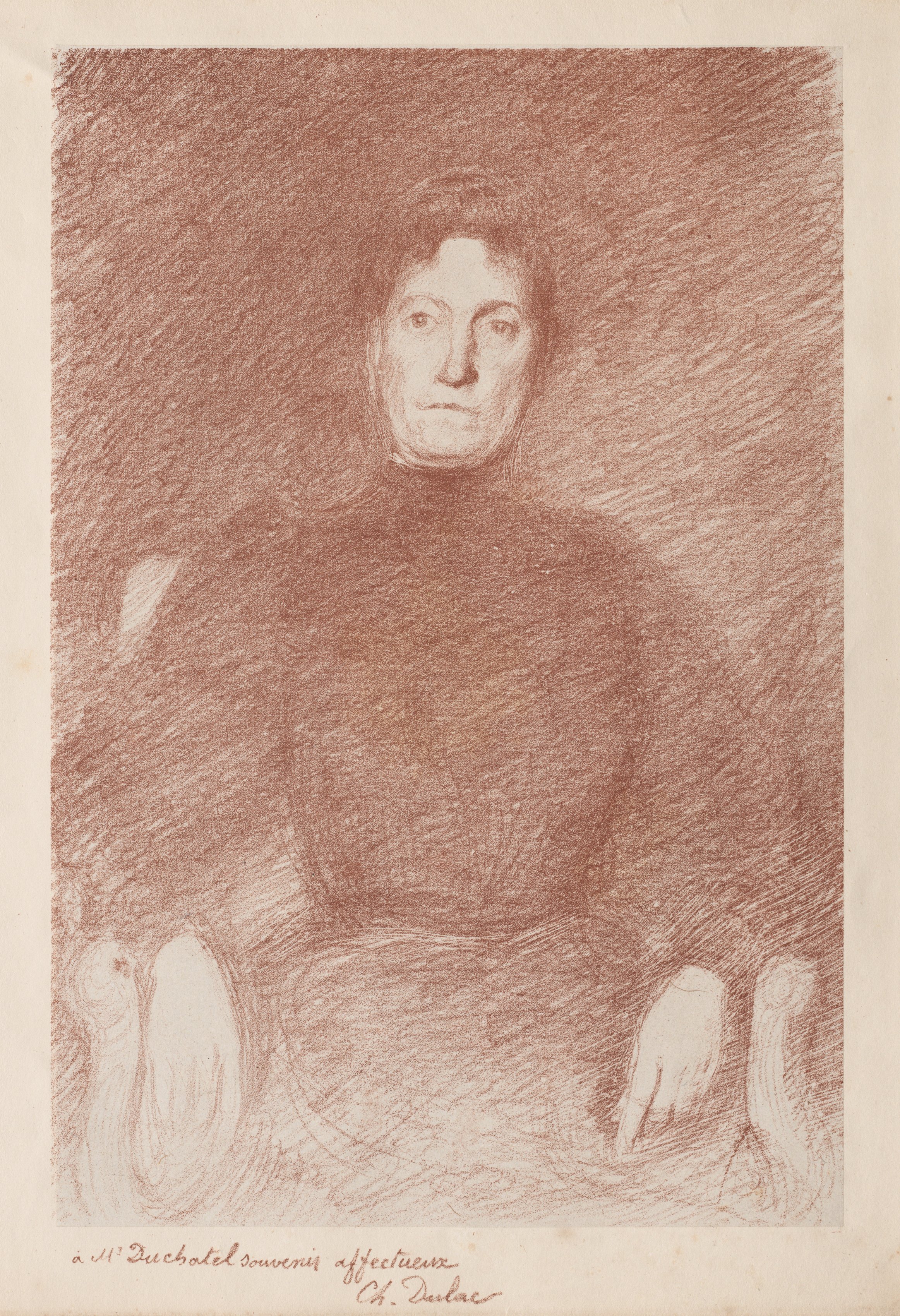 Charles Marie Dulac, Seated Woman