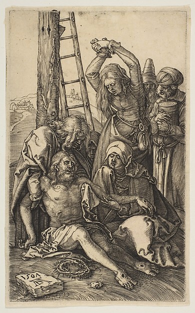 Albrecht Dürer, The Lamentation, from "The Passion"