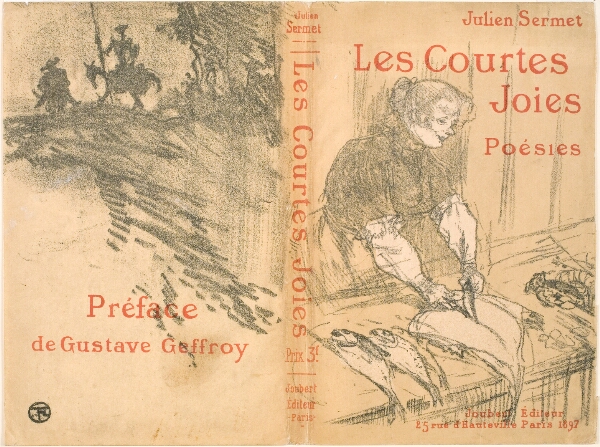 Henri de Toulouse-Lautrec, Couverture pour Les Courtes Joies