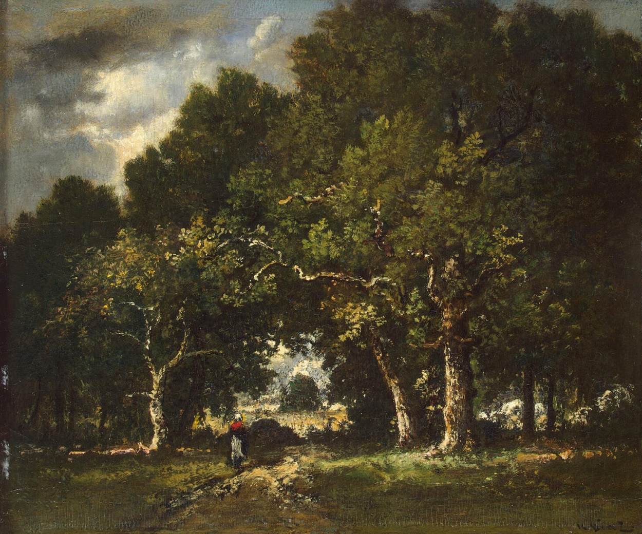 Narcisse Virgilio Díaz, Road in the Wood