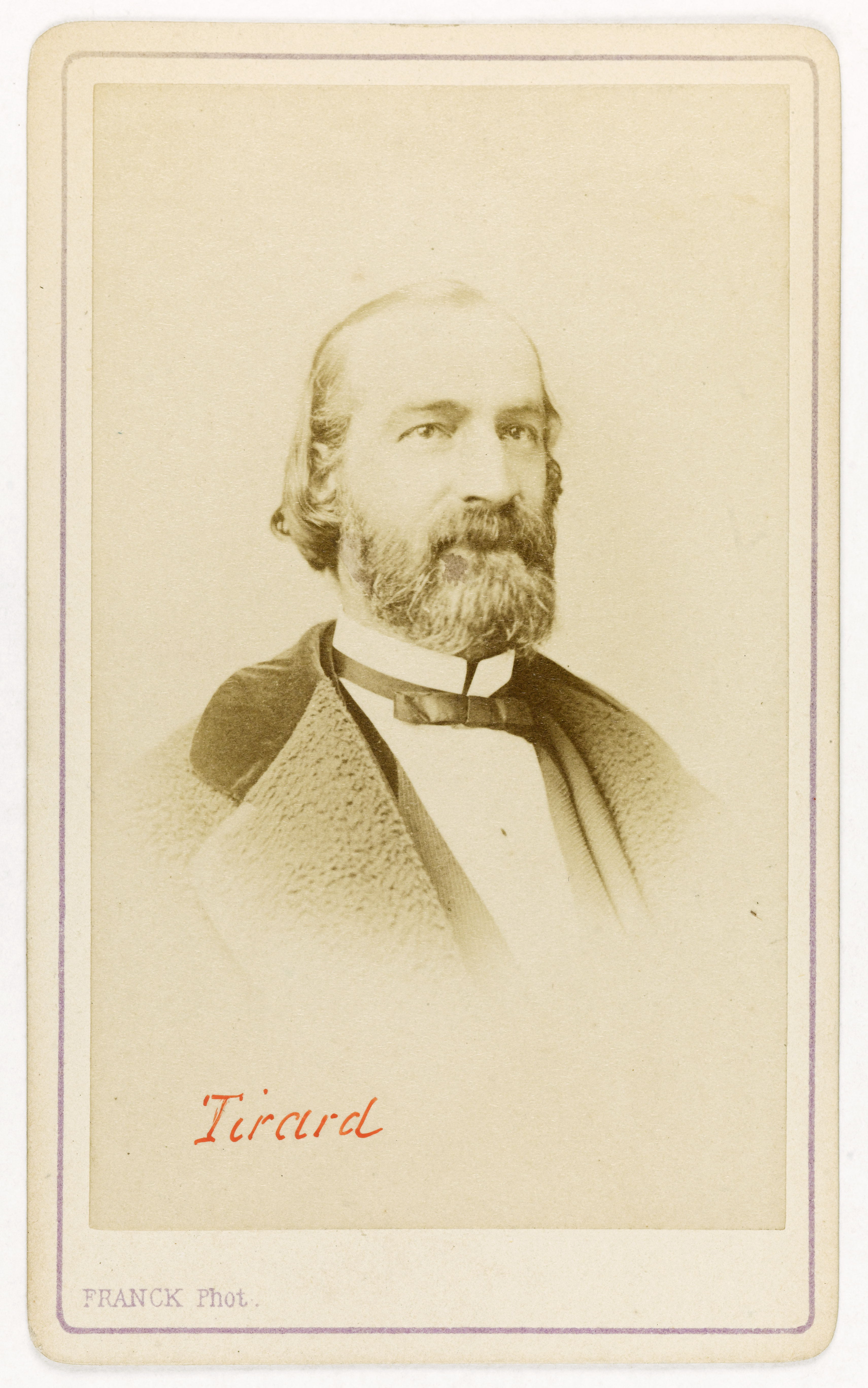 Franck, Portrait de Pierre Tirard (1827-1893), homme politique, membre de la Commune