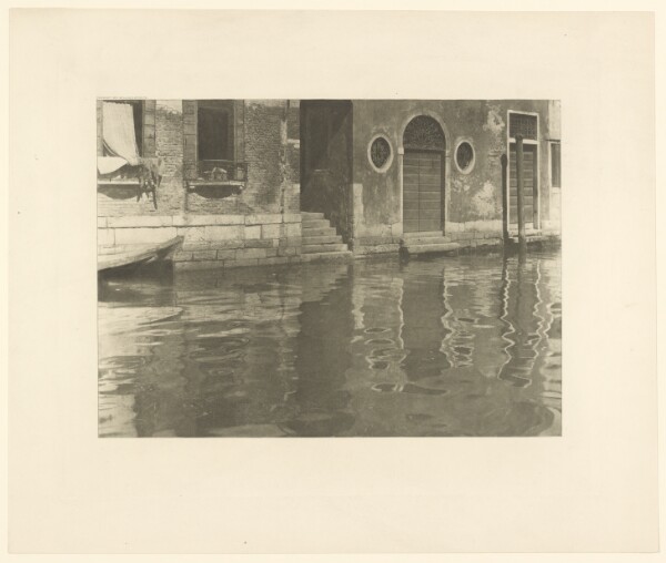 Alfred Stieglitz, Reflections - Venice