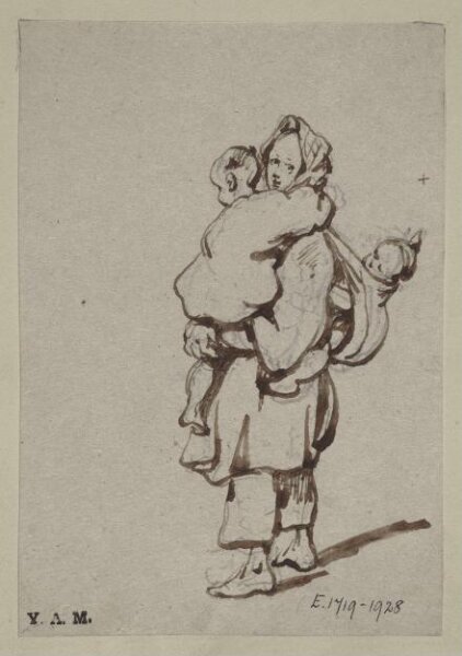 George Chinnery, A boatwoman with two children